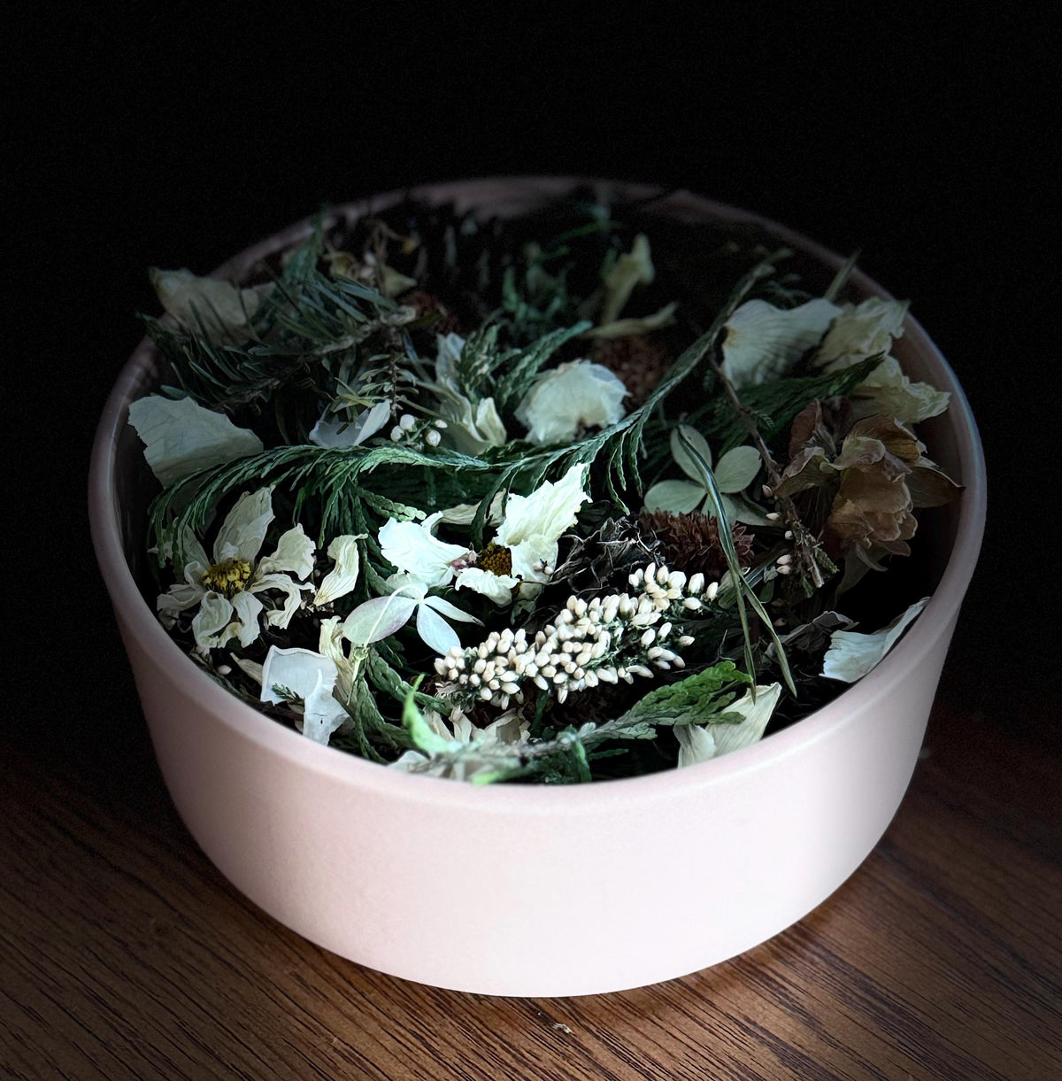 White Forest Potpourri - Organic Somerset Woodland and Floral Mix  Choice of Scent